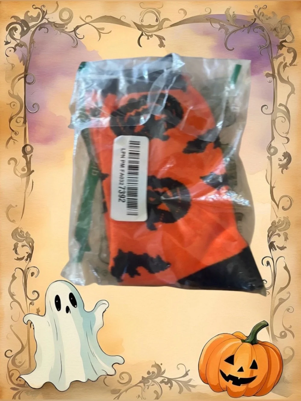 Veachog Halloween Socks - Women & Men Pumpkin and Bat Spooky holiday theme socks